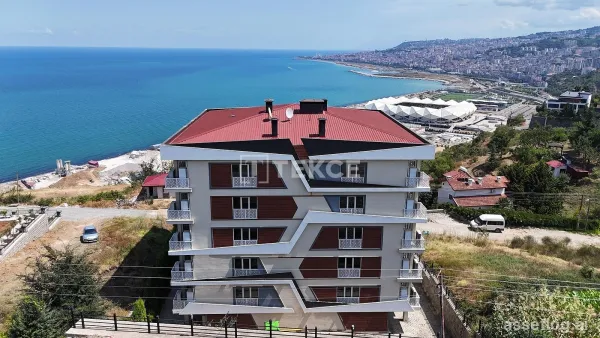 Apartmány s výhledem na moře v blízkosti nemocnice v Trabzonu Ortahisar