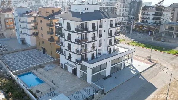Apartment in a Complex with Pool Near City Hospital in Kepez Antalya