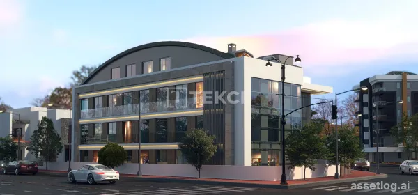 Flats in a Complex with Pool in Güzeloba, Antalya