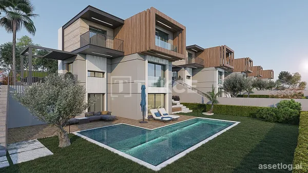 New Villas with Pools near the Beach in İzmir Güzelbahçe