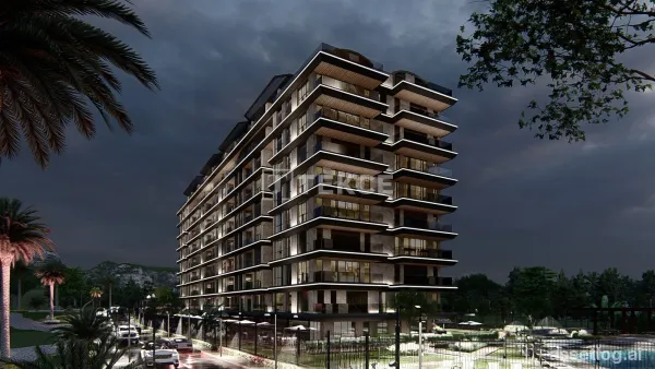 Apartments in a Luxury Project 200 M from the Sea in Antalya Lara