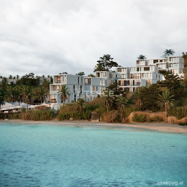 Luxury Seafront Apartments in a Complex in Bodrum Muğla