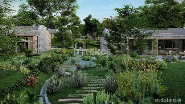 Spacious and Designed Houses with Large Land Plot in Bodrum Muğla