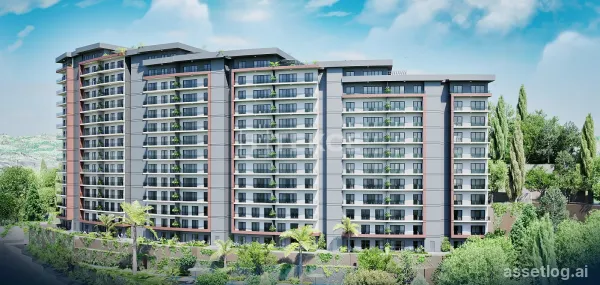 Panoramic Views Apartments in a Complex with a Pool in İzmir