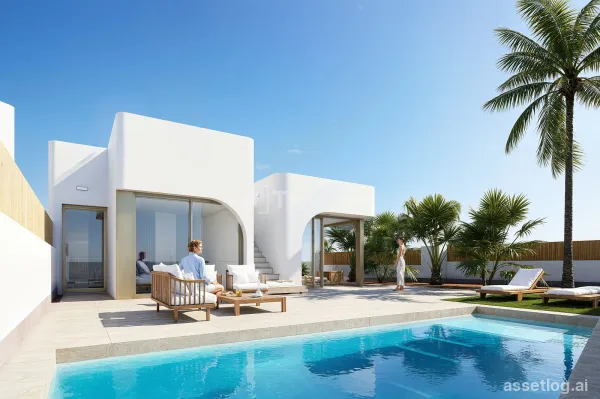 Modern Sea View Villas near Golf Course in Los Alcázares
