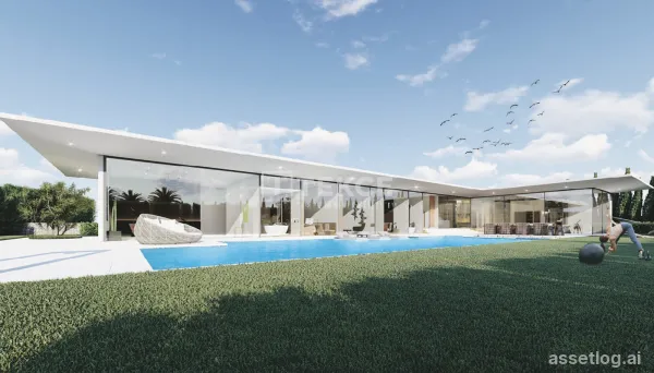 Detached Villa with Pool on a Large Plot in İzmir Urla