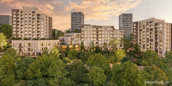 Apartments for Sale Near the Metro Station in Istanbul Ataşehir