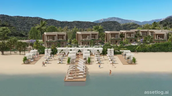 Luxury Villas in a Complex with Beach in Bitez Bodrum
