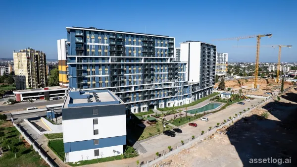 2-Bedroom Apartments in a Project with Pool and Sauna in Kepez