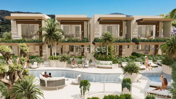 Luxurious Apartments with Private Beach in Bodrum Bitez