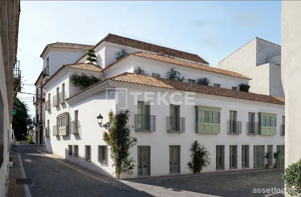 Elegant Apartments in a Complex with Roof Top Pool in Estepona