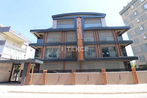 Apartments near Düden Waterfall and the Sea in Antalya Lara