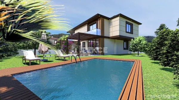 4-Bedroom Villas in a Gated Community in Muğla Akyaka