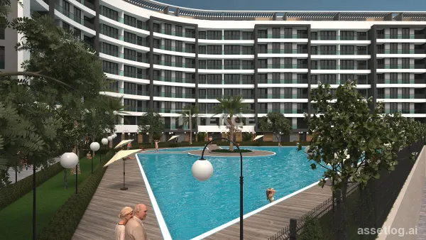 Sea View Apartments with Rich Amenities in Kepez Antalya