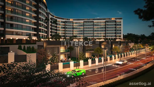 City and Sea View Villas in Çankaya, Kepez, Antalya