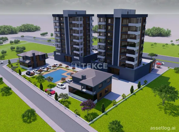 Brand New Flats for Sale in Mersin Mezitli Davultepe