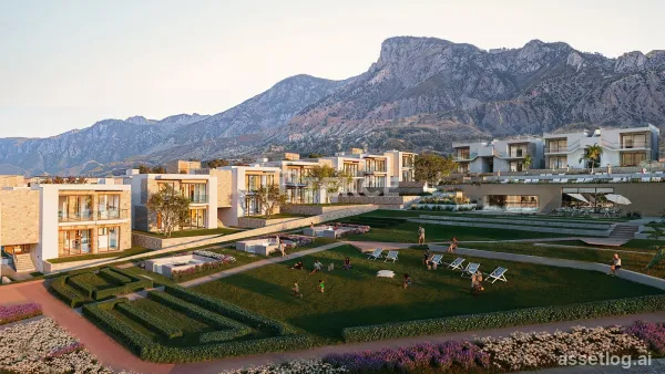 Apartments in a Residence with Beach Access in Karşıyaka Girne