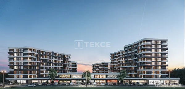Apartments in a Complex with Pool in Istanbul Pendik