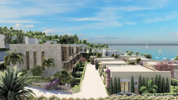Apartments 20 m from the Sea with Views in Bodrum