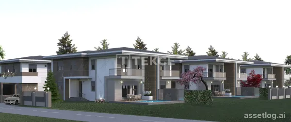 Villas with Pools and Indoor Parking in Döşemealtı Antalya