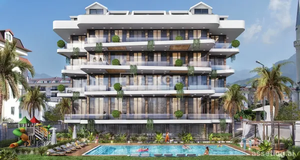 Stylish Apartments in Kestel Alanya, 200 m from the Beach