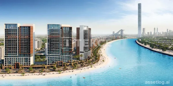 Apartments with a Crystal Lagoon in a Complex in Dubai Meydan