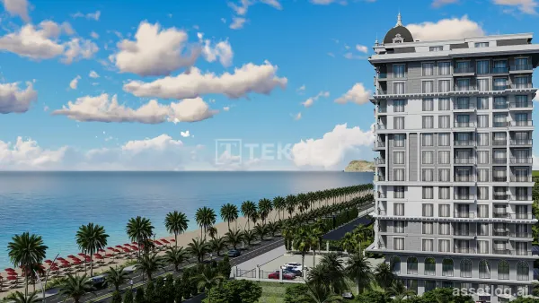 Beachfront Apartments for Sale in Mahmutlar Alanya