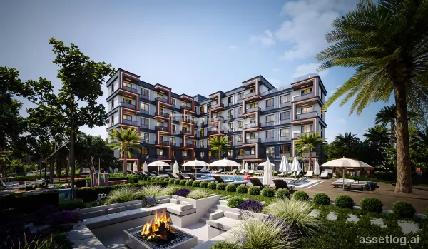 Apartments in a Complex Close to the Airport in Antalya
