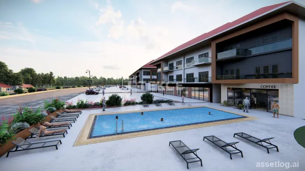 Apartments on the Main Road with Forest View in Kuşadası