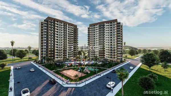Brand-New Apartments with a Pool Near the Sea in Tömük Mersin