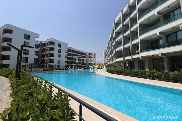 Properties in Complex with Pool Near the Sea in Tömük Mersin
