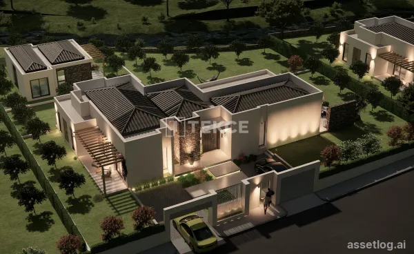 Single Storey Detached Home with Nature View in Kuşadası