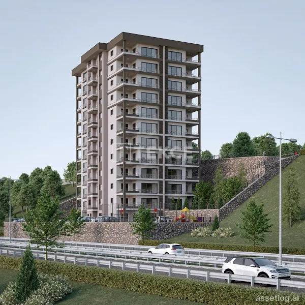Nové apartmány prolínající se přírodou v Kaşüstü, Trabzon