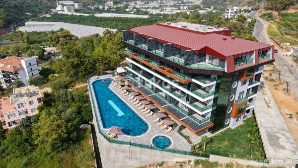 Seaview Apartments with Communal Pool in Alanya Kestel