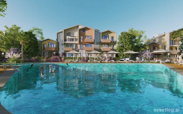 Golf Course View Apartments with Pool in Kuşadası