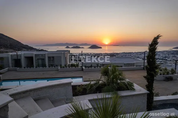 Chic Apartments in a Complex with a Pool in Bodrum