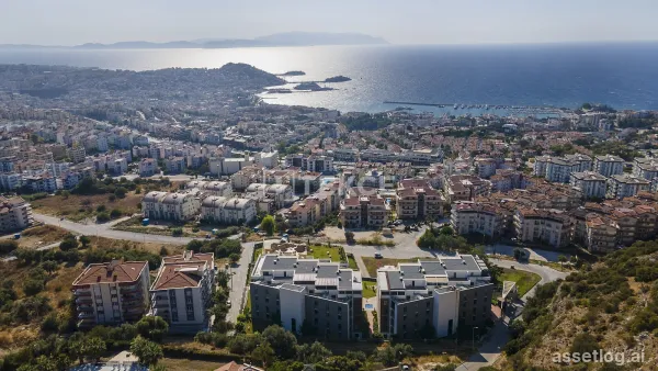 Spacious Apartments in Kusadasi Sea View Complex with Pool