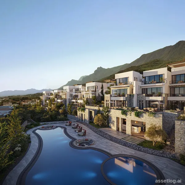 Apartments in a Complex with Rich Facilities in Alsancak