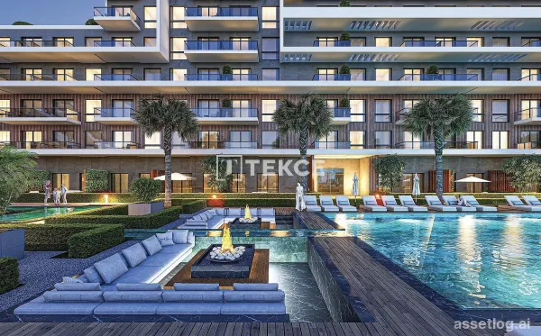 Apartments in a Complex with Pool and Close to the Metro in İzmir