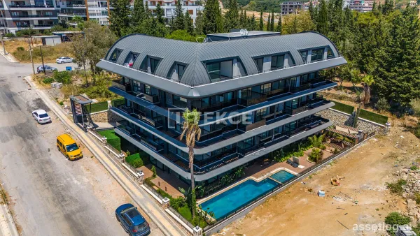 Apartments in a Complex Ready for Occupancy in Alanya