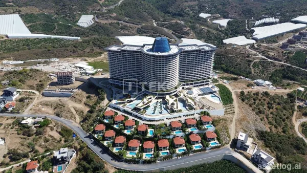 Apartments with Aquapark in a Hotel Concept Complex in Alanya
