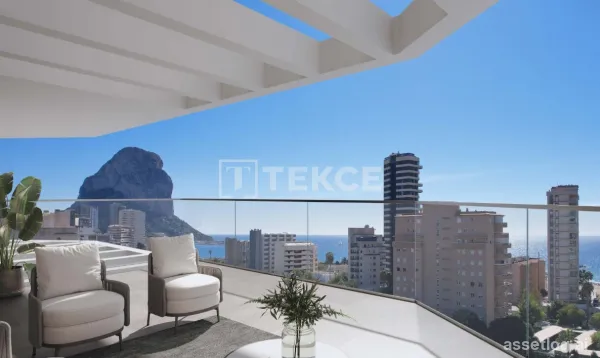 Nové luxusní byty s výhledem na moře k prodeji v Calpe Alicante