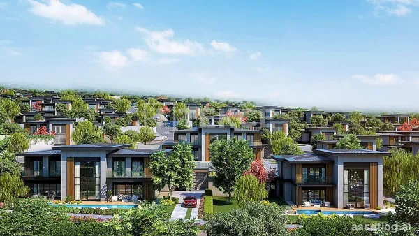 Detached Villas with Pools in Büyükçekmece İstanbul