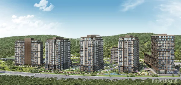 Forest View Flats in a Horizontal Complex in İstanbul