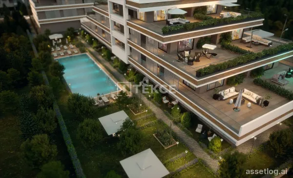 Apartments with a Pool on the Main Road in Antalya Aksu