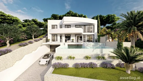 Moderní designová vila nedaleko pláže a centra města Altea