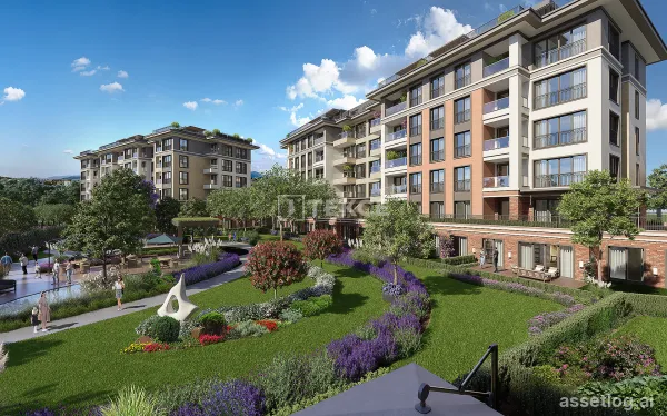 Forest and City View Apartments in Eyüpsultan Göktürk
