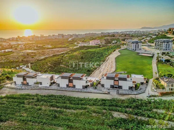 Villas with Forest and Sea Views in Kargıcak Alanya