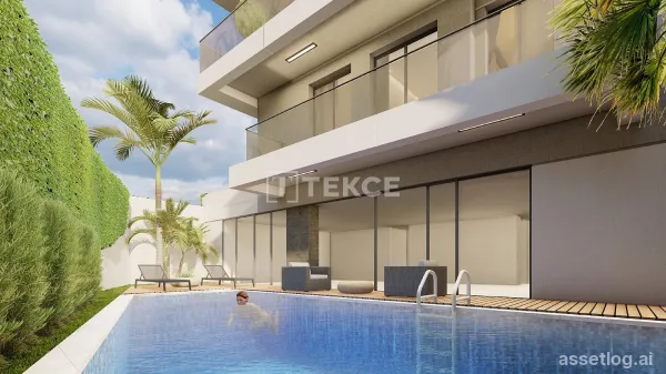 Stylové byty blízko pobřeží v Alanya Oba