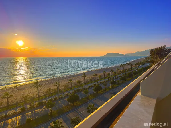 Properties in a Seafront Complex with Amenities Alanya Kestel